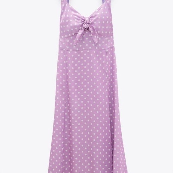 Zara midi polka dot dress - Picture 5 of 6